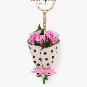 Kate Spade Flora Flower Bouquet Bag Charm